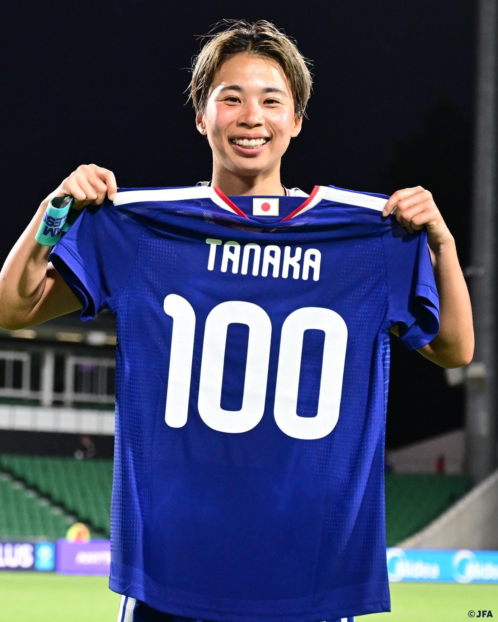 开云线上入口-日本女足国脚田中美南达成国家队百场里程碑，共打进46球